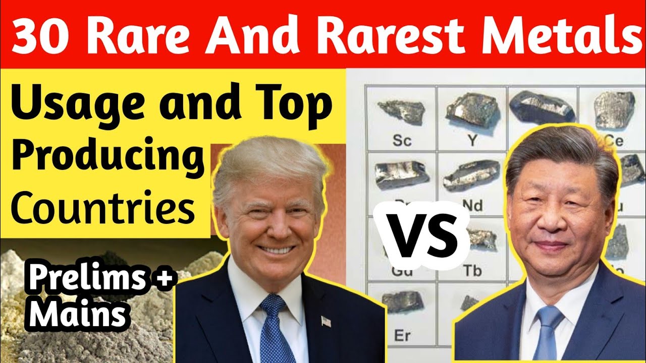 Most Important Rare And Rarest Earth Metals Usage | Top Producing ...