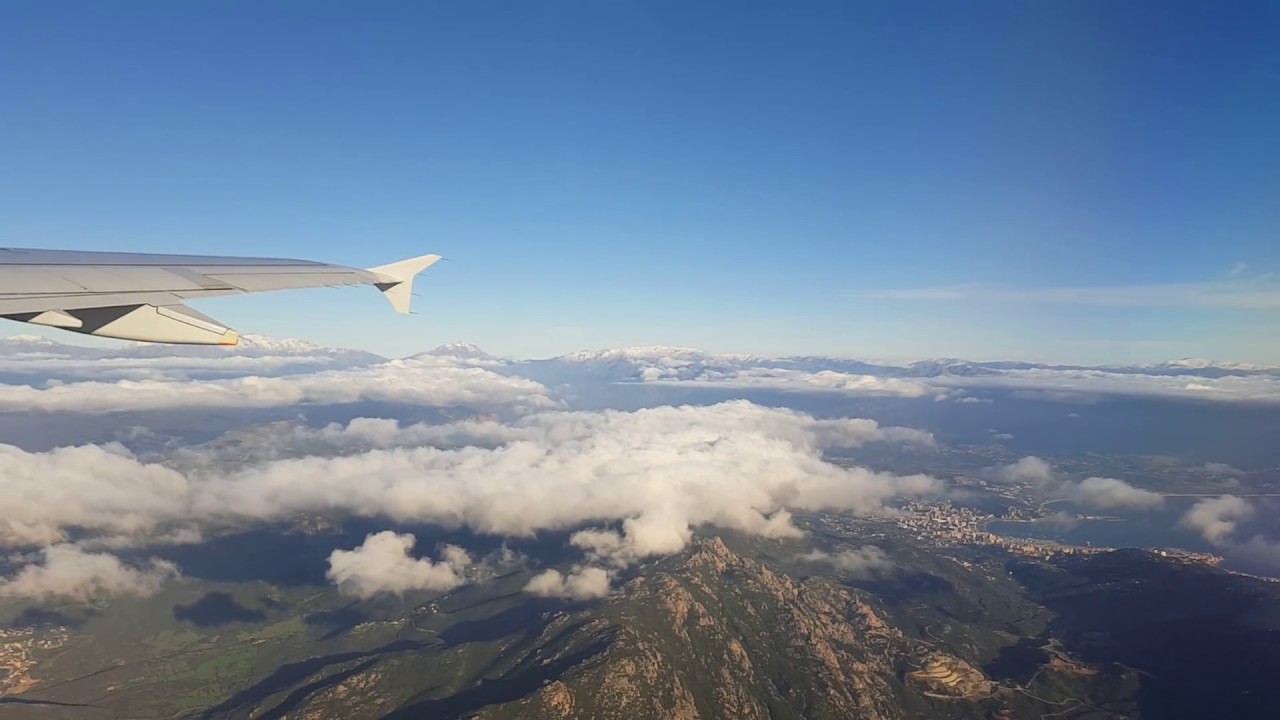 Décollage de l'aéroport d'Ajaccio le 31/12/2016