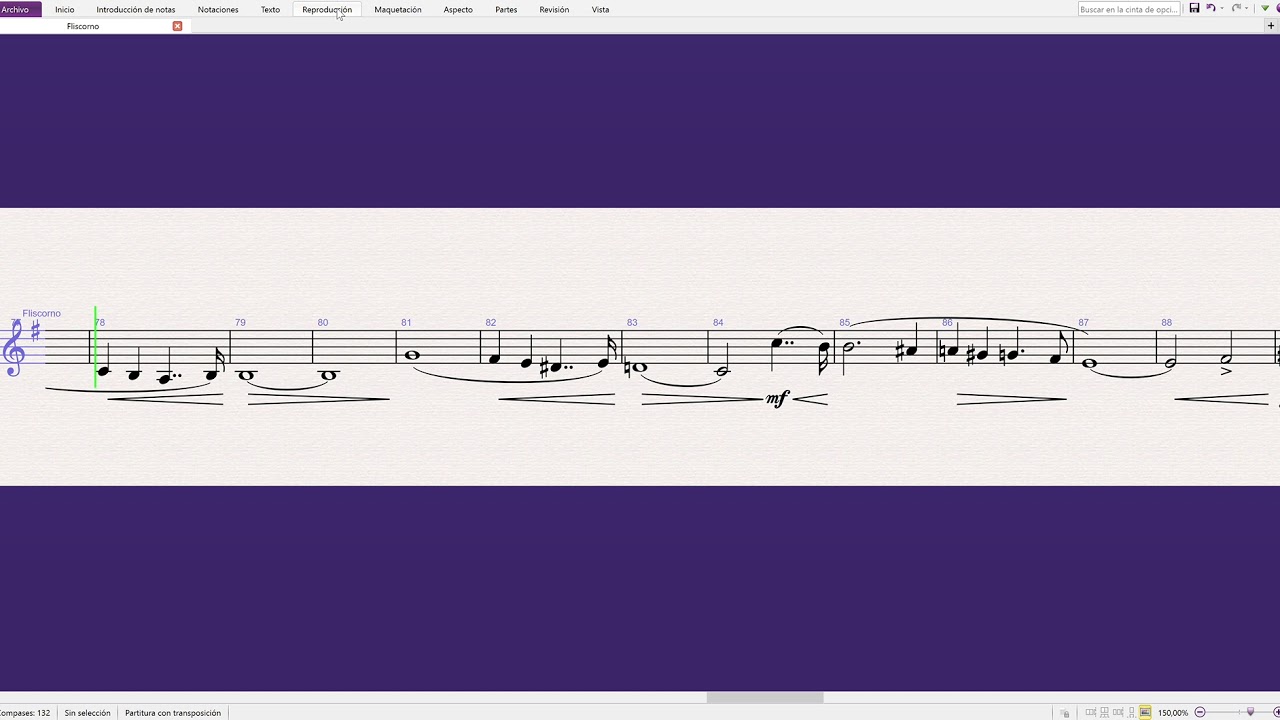 Mater Mea para solfear - adaptación Trompeta