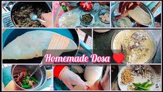 Restaurant style Dosa at Home  ✨♥️ || Homemade Dosa Recipe ? || How to make Dosa at Home