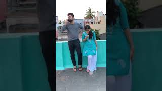 Tall boy short girl 😂🔥 wait till the end 🤣 #vivkejadoo #deepikavivek #short #shortgirltallboy