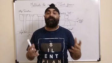 How to reduce Punching Force - Press Tool Design