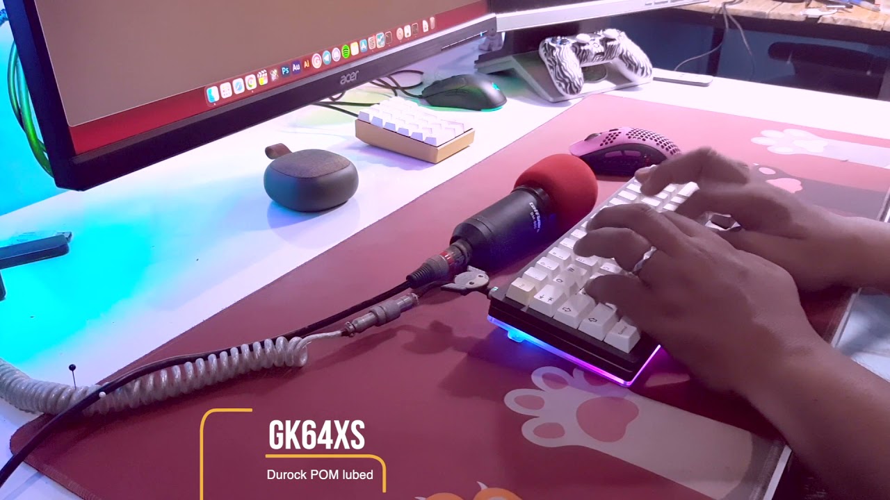 Durock Pom Lubed with Stainless Plate Sandwich Mount