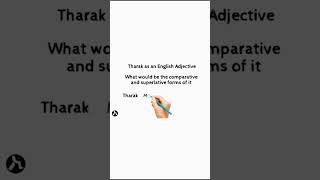 Turning Tharak Into A Grammar Lesson