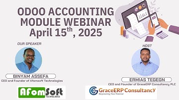 Odoo Accounting Module Webinar | Amharic Session