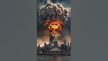 Statue of Liberty Engulfed in Fire! 💥 Nuclear Explosion Destroys Manhattan