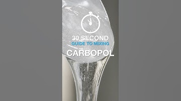 30-Second Guide to Mixing Carbopol (Carbomer) #gel #mixing #chemistry #science #manufacturing