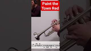 Paint the Town Red on Trumpet