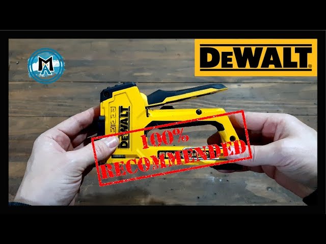 DEWALT Heavy-Duty Compact Staple Gun DWHTTR130LH - The Home Depot