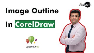 How to create an outline of an image in CorelDraw, Tracing image to create outline within CorelDRAW