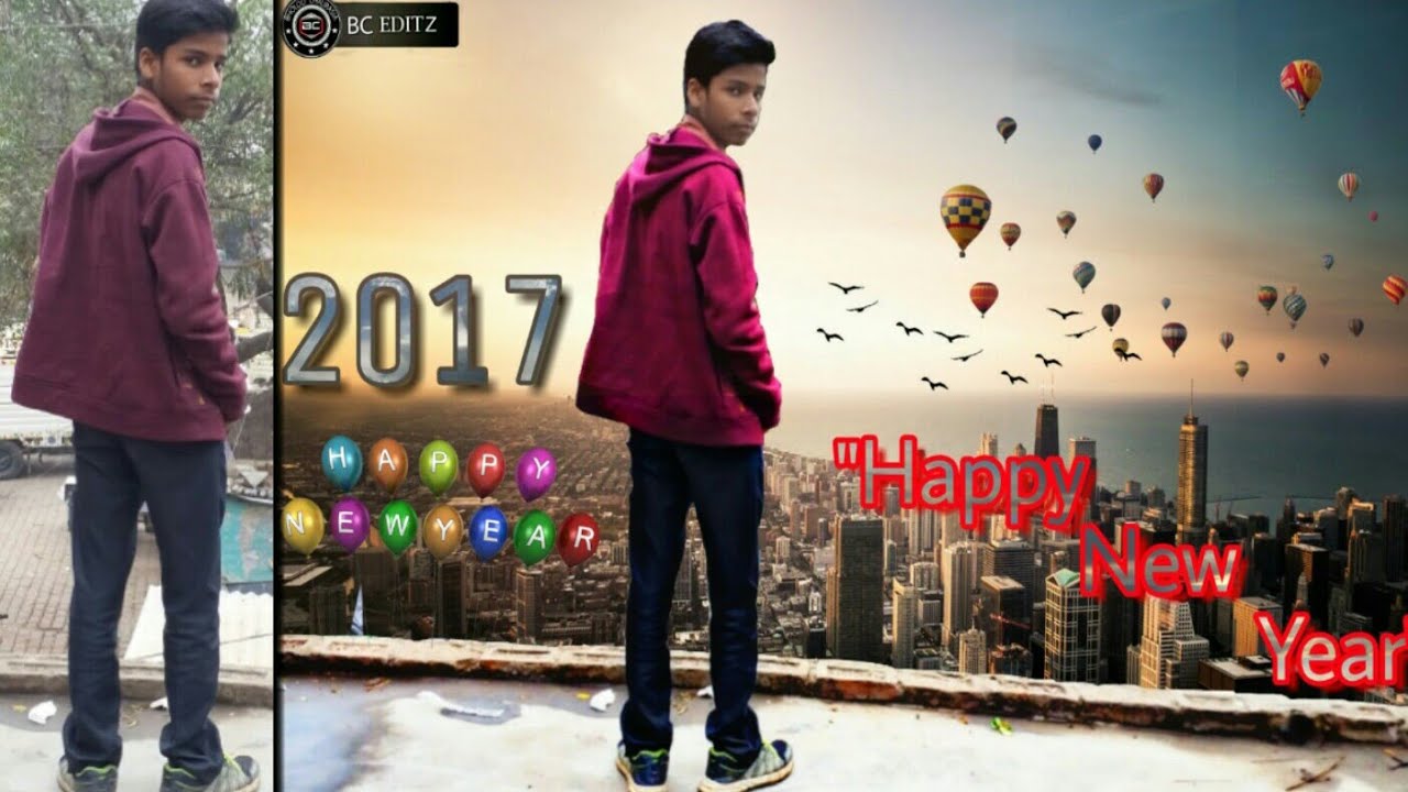 Happy New Year Photo Design In PicsArt How To Make Happy New