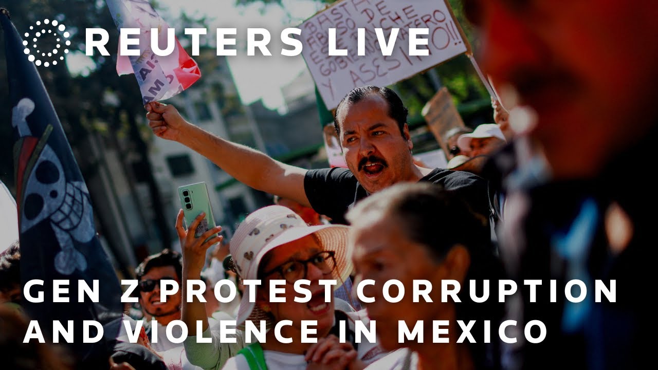 LIVE: Gen Z protest corruption and violence in Mexico