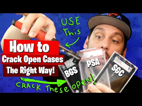How To Crack Open PSA, BGS And SGC Cases For Resubmitting - Correctly!