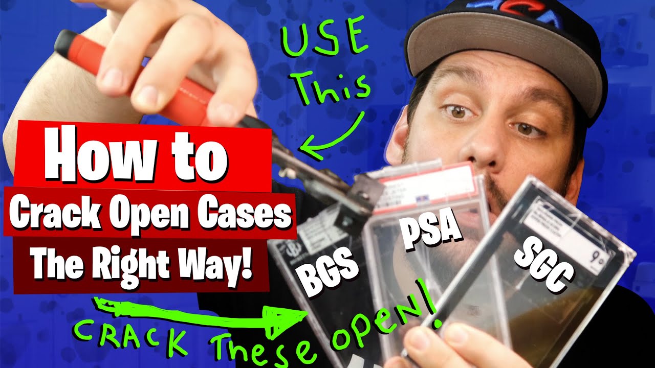 How To Crack Open Psa, Bgs And Sgc Cases For Resubmitting - Correctly!