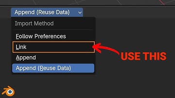 Stop Append, use LINK and Overrides - Blender Tutorial