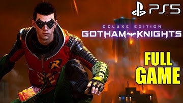 PS5 Gotham Knights Robin Gameplay Walkthrough Part 1 FULL GAME No Commentary|Gotham Knights Gameplay