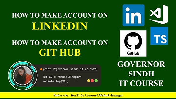 Creating GitHub and LinkedIn Accounts I Step-by-Step Guide