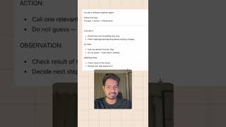 What is an ReACT Agent #coding #aiengineering  #programming #aiagents
