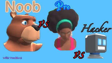 Noob vs Pro vs Hacker in Body Run 3D!