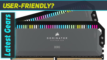 Unleash Ultimate Performance with CORSAIR DOMINATOR PLATINUM RGB DDR5 RAM 32GB (2x16GB)