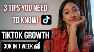 How We Grew 30K Followers on TikTok in 1 Week | TikTok Growth Tips!
