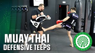 Muay Thai Training - The Defensive Teep Framework with Christian Knowles