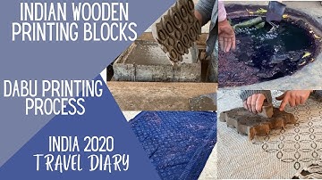 Travel Diary - Dabu Printing In India - Mud Resist - Step By Step -  The Arty Crafty Place