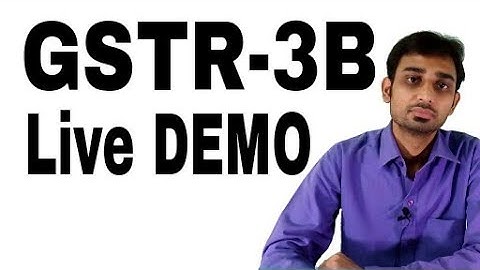 Filing of GSTR-3B through GSTIN Portal-Live DEMO |First Return of GST | In Hindi by CA GOURAV GROVER