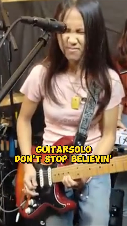 Missioned Souls Neisha Guitarsolo Cover DON'T STOP BELIEVIN' - JOURNEY | SHORTS