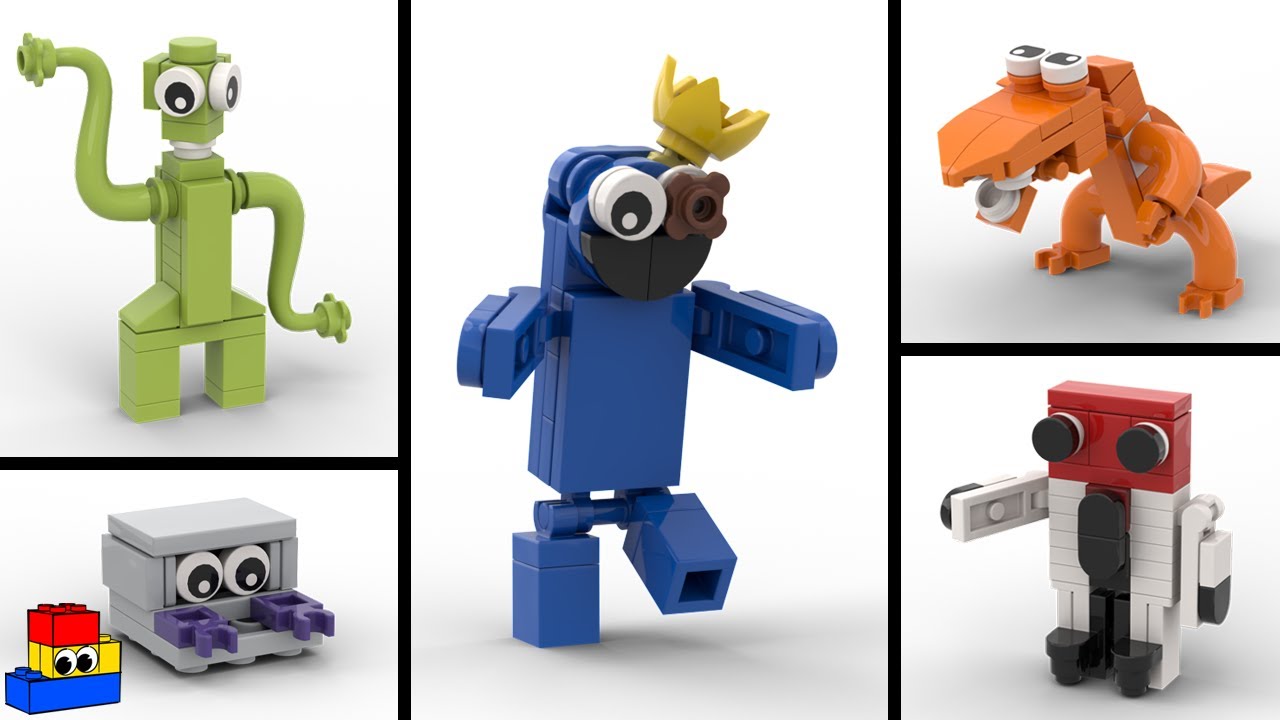 ROBLOX + LEGO] I made the RAINBOW FRIENDS at minifig scale! -  in  2023