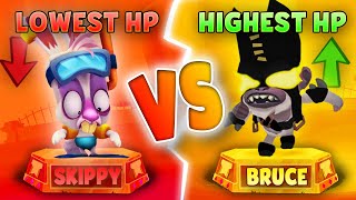 HIGHEST HP VS LOWEST HP CHALLENGE IN ZOOBA!