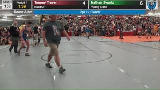 2154 Junior Men 138 Tommy Traver xcalibur vs Nathan Swartz Young Guns 4138490104