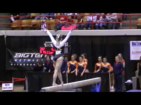 Jessa Hansen 2010 Big Ten Championships Beam