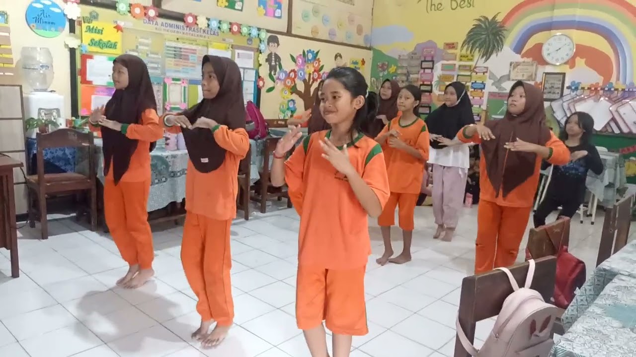 Latihan Tari Kencana Wingko SDN Kotalama 1 kota malang 