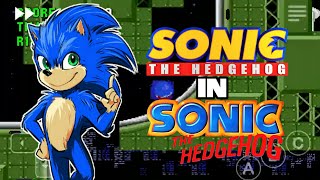 Movie Sonic in Sonic 1 | Hack Showcase
