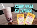 Boba Pearls / Bubble Tea - Bobas de fresa 🍓| Sin tapioca / Without tapioca