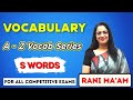 Vocabulary A Z Series S Words Synonyms And Antonyms Vocabulary English With Rani Ma Am 