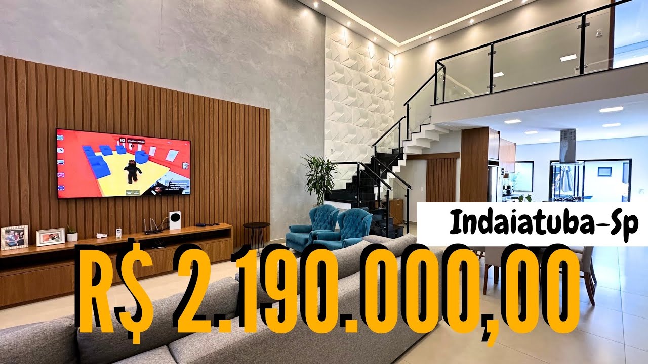 😱RARIDADE!! CASA A VENDA COM QUASE 500M DE TERRENO NO CONDOMÍNIO PIEMONTE EM INDAIATUBA-SP