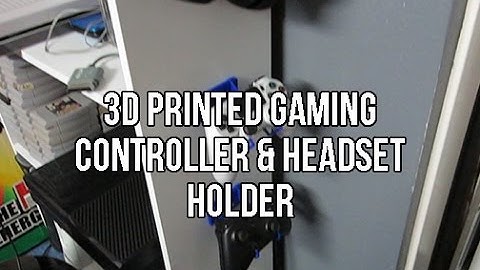 3d Printed Gaming Controller & Headset Holder | PLA PlayStation & Microsoft