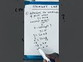 Straight Line Equations _P2(Intercepts) in 55Seconds😊. #tricks #straightline #viral #reels #algebra