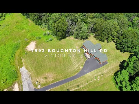 7992 Boughton Hill Rd, Victor, NY home video tour