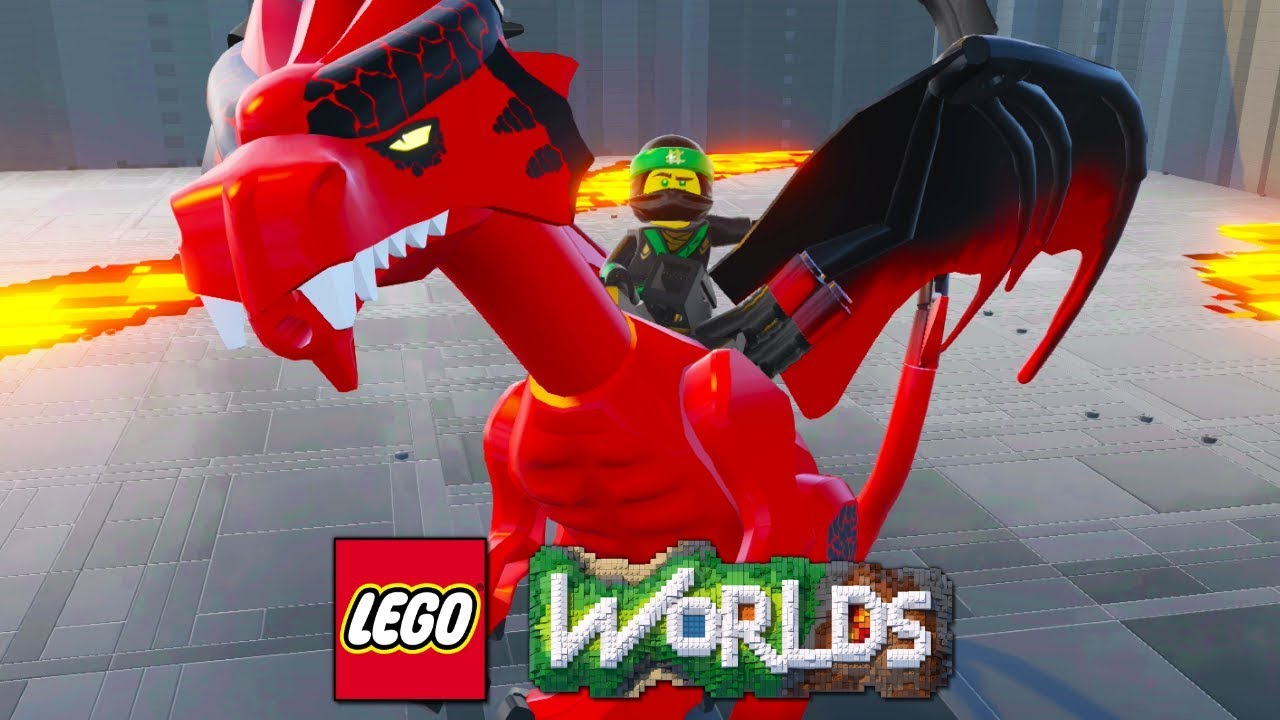 how to get dragon wizard in lego world