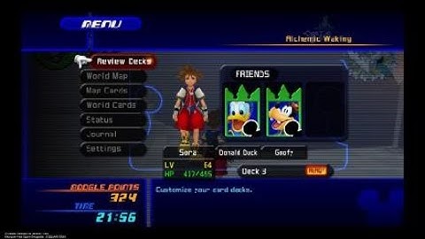 Kingdom Hearts Re: Chain of Memories Playthrough: Castle Oblivion (Top Floor) 5th Segment