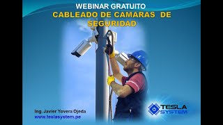 webinar acerca del cableado e instalación de cámaras de seguridad