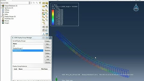 ABAQUS Reinforced Concrete Beam