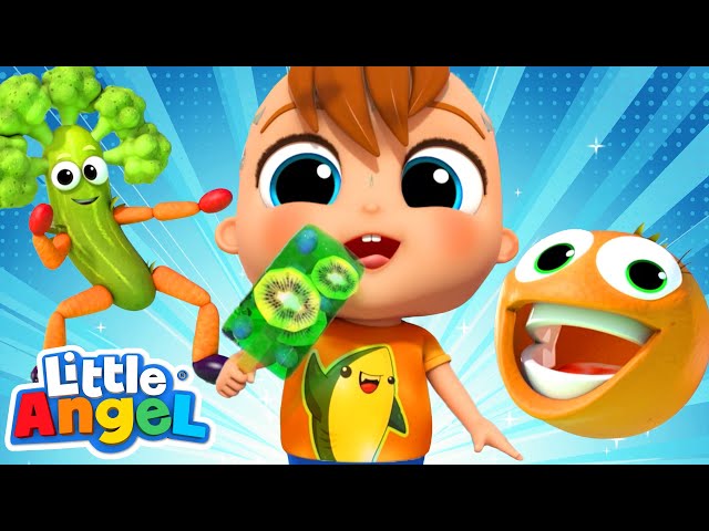 Yes Yes Vegetables to the Rescue (Baby John's Healthy Habits) | Kids Cartoons and Nursery Rhymes class=