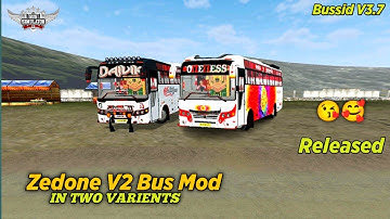 Zedone V2 Bus Mod for Bussid🥰🤍|In 2 Variants|Download Now|Bussid V3.7#bussidmods#oneness