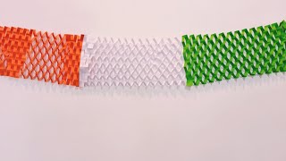Independence Day Craft | DIY Republic Day Decor Ideas | Tricolour Paper Craft  | DIY Craft | screenshot 5