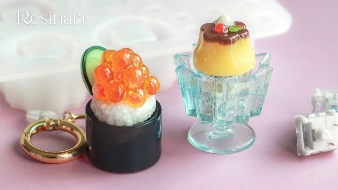 Resin art Stream 439【Food clicker】 - YouTube