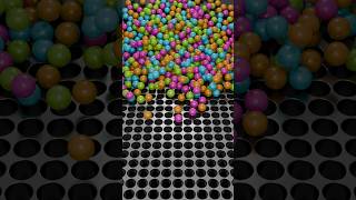 Balls Fall Into Holes - Blender 3D Simulation